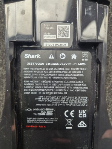 Shark xsbt700eu li ion - shark,