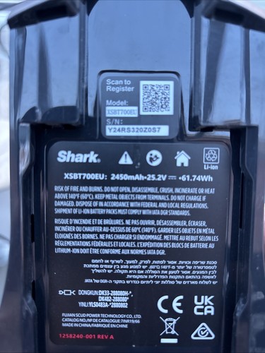 Shark duo iz251uk battery and - duo,
